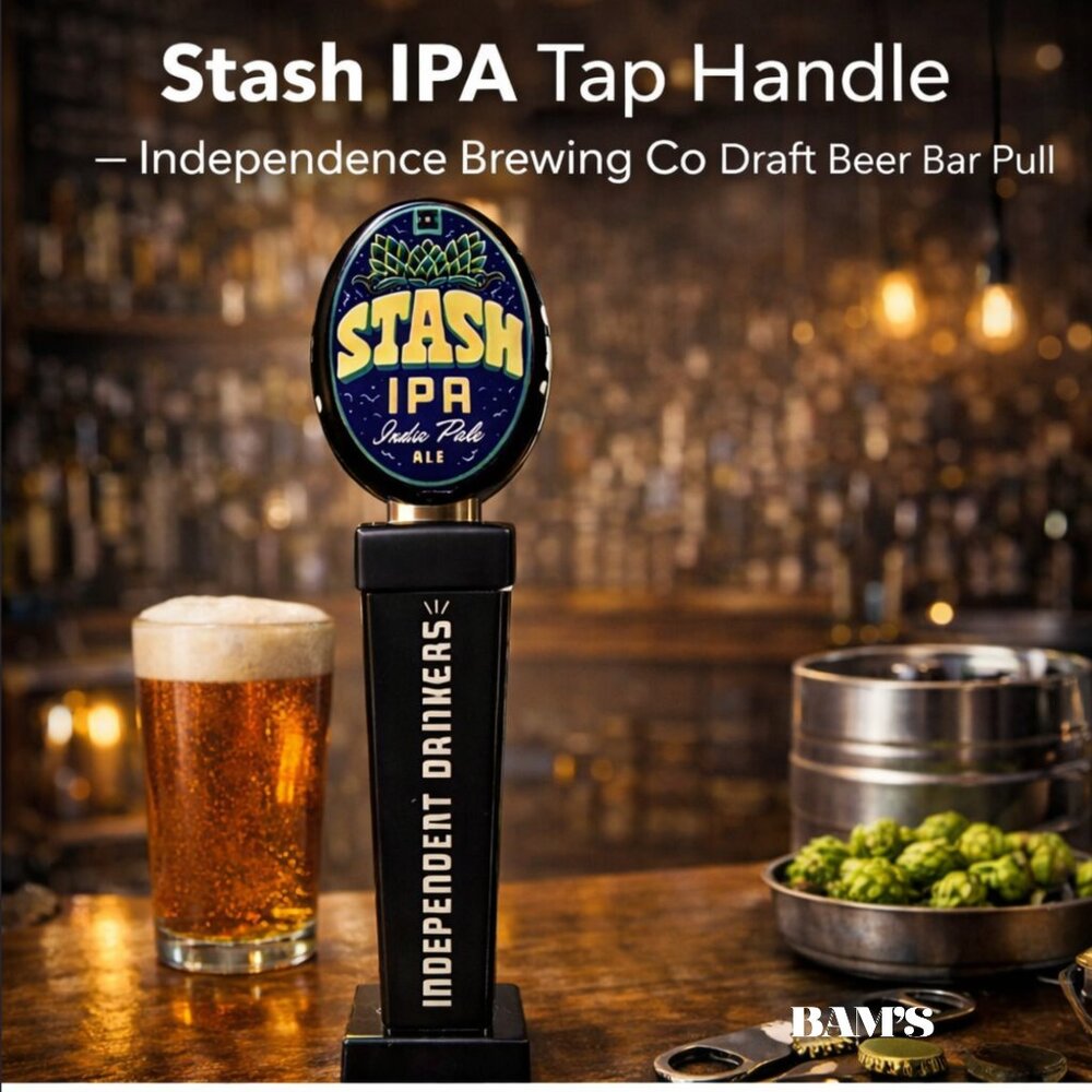 Stash IPA Tap Handle – Independence Brewing Co Draft Beer Bar Pull